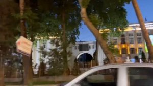 Вечерний Душанбе. Фонтаны Dushanbe Fountains at Night, Tajikistan. Шахри Душанбе 2022