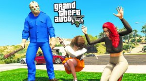 ДЖЕЙСОН ВУРХИЗ ПОХИТИЛ МОЮ ДЕВУШКУ РЕАЛЬНАЯ ЖИЗНЬ ГТА 5 МОДЫ! ОБЗОР МОДА В GTA 5 весёлая видео игра