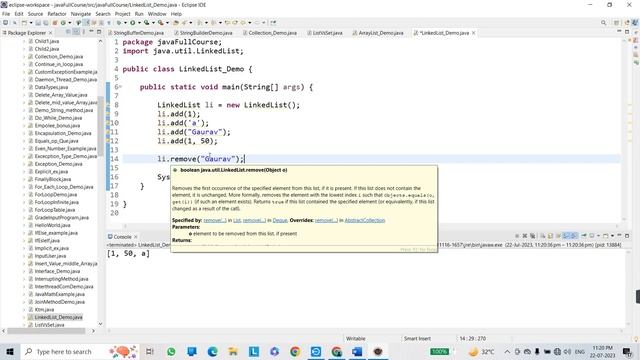 Java LinkedList & Its Methods | Collections Framework | Tutorial #82