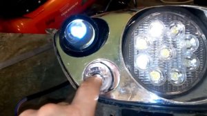 Цф мото 500 тюнинг фары начало