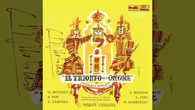 Il trionfo dell'onore, Act II: Act II: In braccio alla vendetta (Erminio, Leonora, Doralice,...