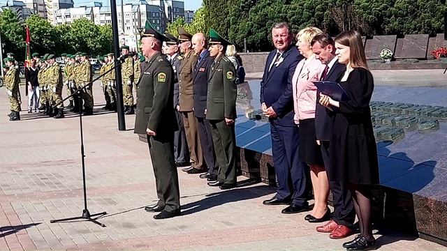 Поздравление и напутствие участникам военно-спортивной игре Зарница 11 мая 2023 года г. Гродно