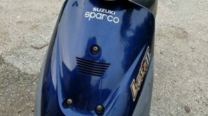 Полировка скутера Suzuki Lets 2