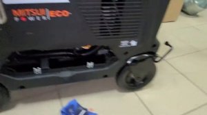 Обзор генератора MITSUI POWER ECO ZM 8000 IM первый запуск.