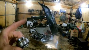 Ремонт мотобуксировщика, замена гусянки. Распаковка и обзор посылки.