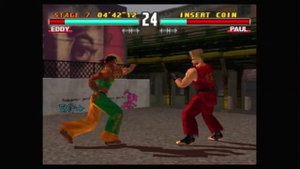 Tekken 3 Arcade Mode: Eddy Gordo (PS1)