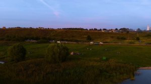 Плещеево озеро с высоты птичьего полёта