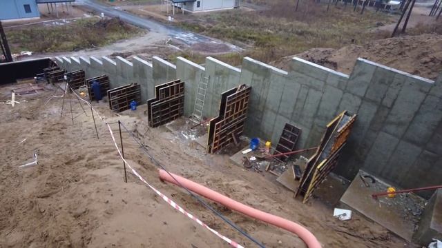 Террасирование склона Корейской опалубкой / Подпорная стена