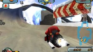 Crazy Frog Racer 2: Frozen Aliens (Drone) in 3:51:796 (RT 4:10)