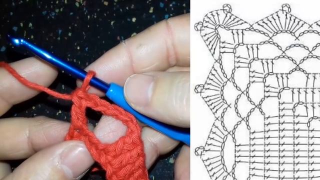 Основные элементы вязания крючком. Арки и пико. смотреть онлайн