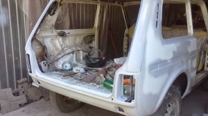 кузовной ремонт и восстановление НИВА 21213 1997гв Restoration auto