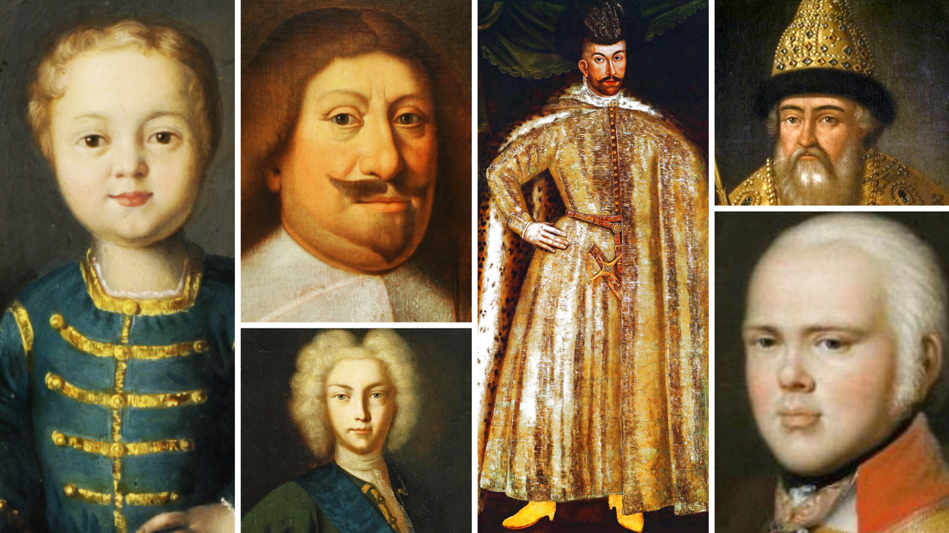 Портреты русских царей и императоров