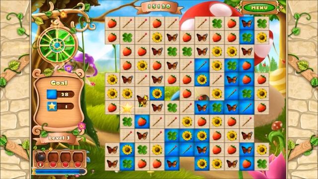 Игра Fairyland Match - новинки жанра три в ряд смотреть онлайн