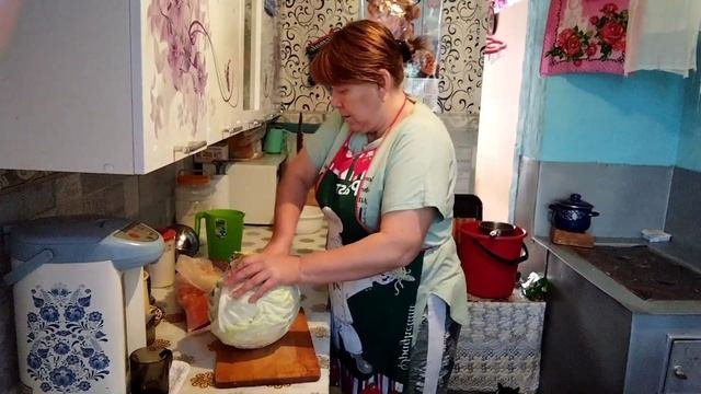 Дела домашние, готовлю обед... Заготовки пошли в ход...