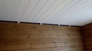 Обшивка стен и потолка в каркасном доме имитацией бруса