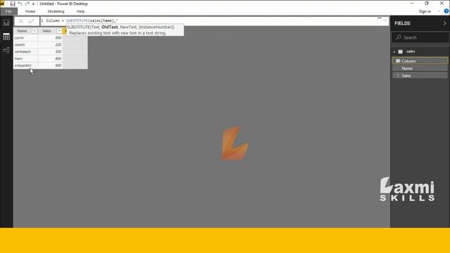 Substitute Function (DAX) - DAX Substitute Function In Power BI Desktop | DAX Tutorials