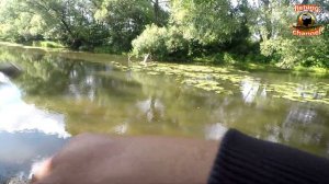 щука воблер jib 90 f и hardcore x surface crank 65 f на микроречке 17.06.2017 г.