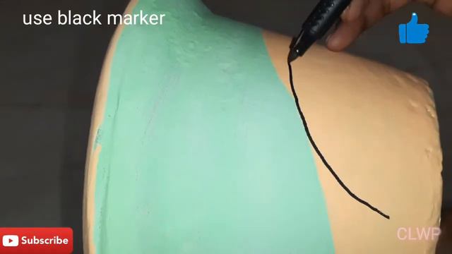 Pot paint and moss stick for money plant 🪴//CLWP смотреть онлайн