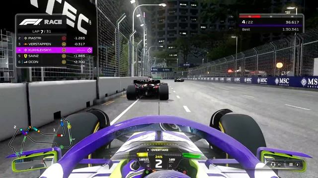 НОВАЯ КОНФИГУРАЦИЯ СИНГАПУРА - F1 23 МОЯ КОМАНДА #61 смотреть онлайн