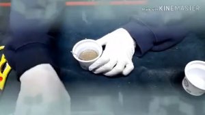 Заливка эпоксидной смолы с песком Sand epoxy filling  砂環氧填充物