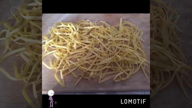 Лагман ромбиком и длинной домашней лапши