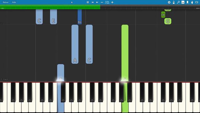 SLOW EASY piano tutorial "SERENADE" by Schubert, with free sheet music (pdf) смотреть онлайн