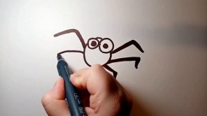 Как нарисовать и раскрасить паучка. Детские рисунки раскраски паук. Рисуем паука для детей