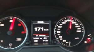 Audi Q5 stage 2 acceleration 70 - 210 km/h
