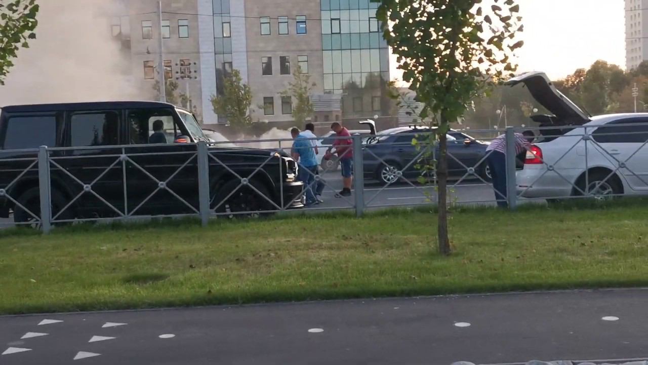 Загорелась машина, Казань, 20.08.2019 смотреть онлайн