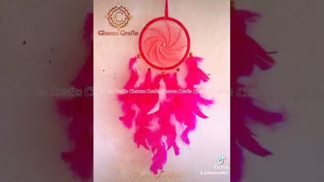 Pink and white color Dream Catcher  ?⚪?