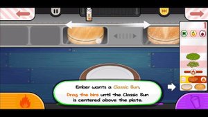 Papa Cluckeria To Go! - Day 1 (Tutorial Level) Gameplay