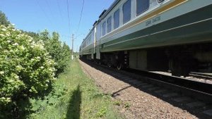 Электропоезд ЭД4М-0447 ЦППК перегон Малоярославец - Ерденево