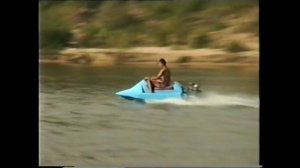 Самодельный гидроцикл с ПЛМ. Первые испытания «Стрижа» с Вихрём-30.