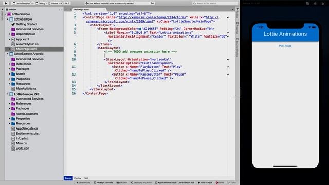 Awesome Animations for your Xamarin.Forms apps with Lottie смотреть онлайн