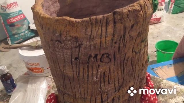 СКУЛЬПТУРА ЦВЕТОЧНИК..АРТ БЕТОН..