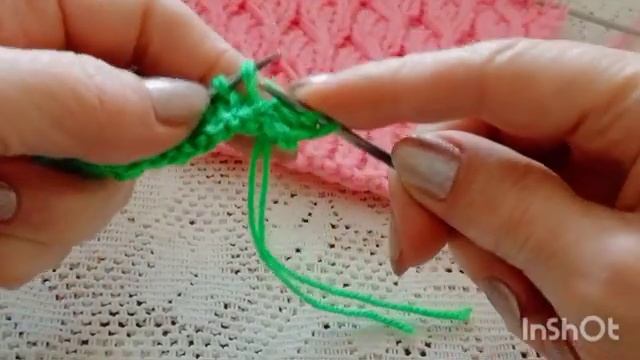 Узор "Имитация косы" спицами. смотреть онлайн