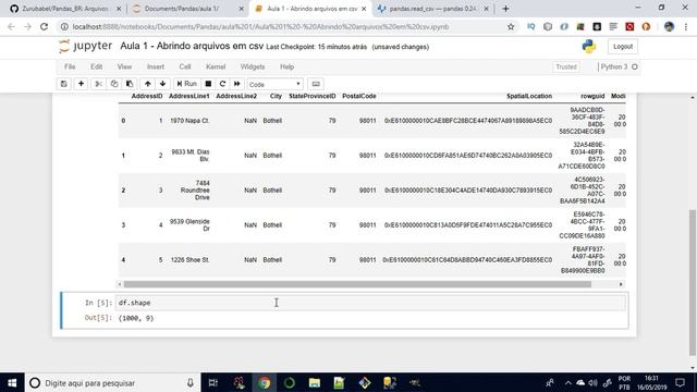 Curso de Pandas - Python (Aula 0.1) - Abrindo arquivos em CSV
