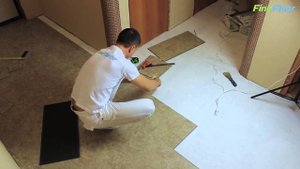Fine Floor в деталях. Соединение замков.  Укладка замковой кварц виниловой плитки Fine Floor.