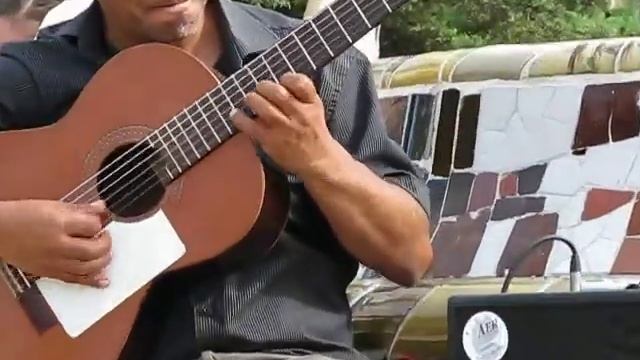 Park Guell by Gaudi, flamenko na kitari смотреть онлайн