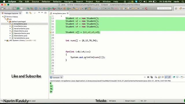 #5.1 Java Tutorial | Array 1D | 2D | Jagged Array