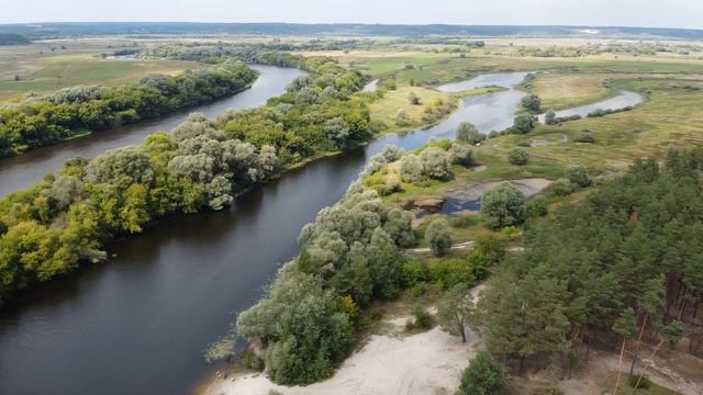 Десна, слияние нового и старого русла смотреть онлайн