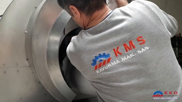 Drum Type Roasting Machine / Барабанная печь смотреть онлайн