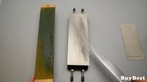 Алмазный брусок в 1000 грит с Алиэкспресс для быстрой заточки кухонных ножей в домашних условиях.