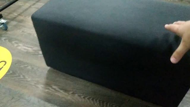 Пуф прямоугольник черный матовый.mp4 смотреть онлайн