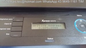 RESET SAMSUNG SL-M2070 2070W 2070fw 43 99649-1161 #reset #resetm2070 #m2070