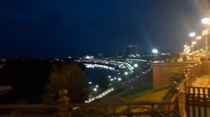 Ночной вид города Тюмень