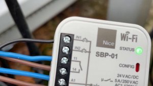 NIce Robus 1000 WiFi SBP-01 podłączenie przewodów