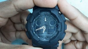 How To Reset CASIO G-SHOCK GA-100 Watch | Hands Alignment Adjusting | SolimBD