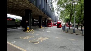 Timelapse at Euston station bus terminal, London - June 2016