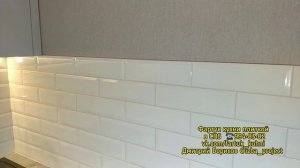 ЖК Отрадное / Фартук Кухни из плитки от Kerama Marazzi Аккорд белый